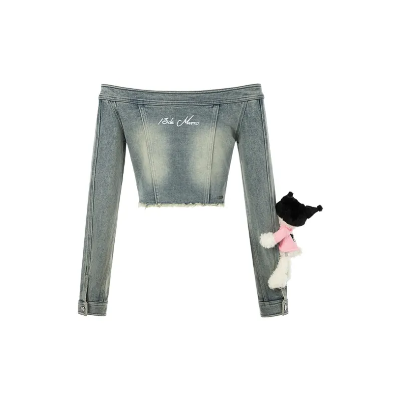 13 DEMARZO x Sanrio Denim Jacket Women's-4