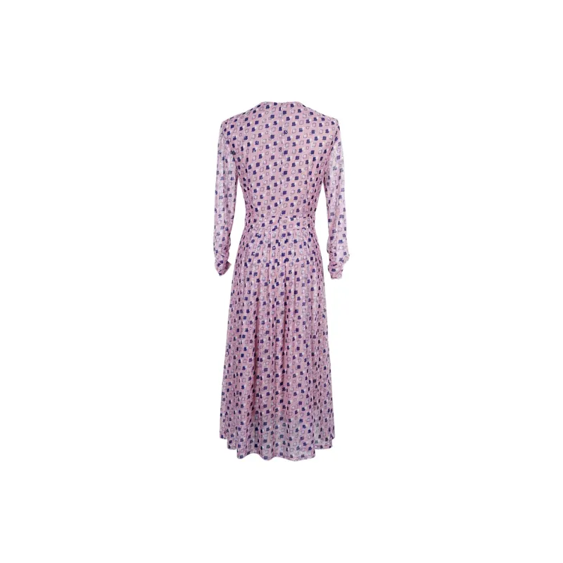 MISSSHINE Long Sleeved Dresses Women's Dusty Pink-1