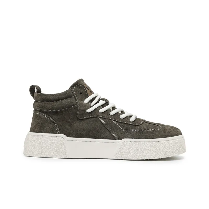 X ZONE Slip Resistant, Abrasion Resistant, Breathable Mid Top Skateboard Shoes Men's Sand-8