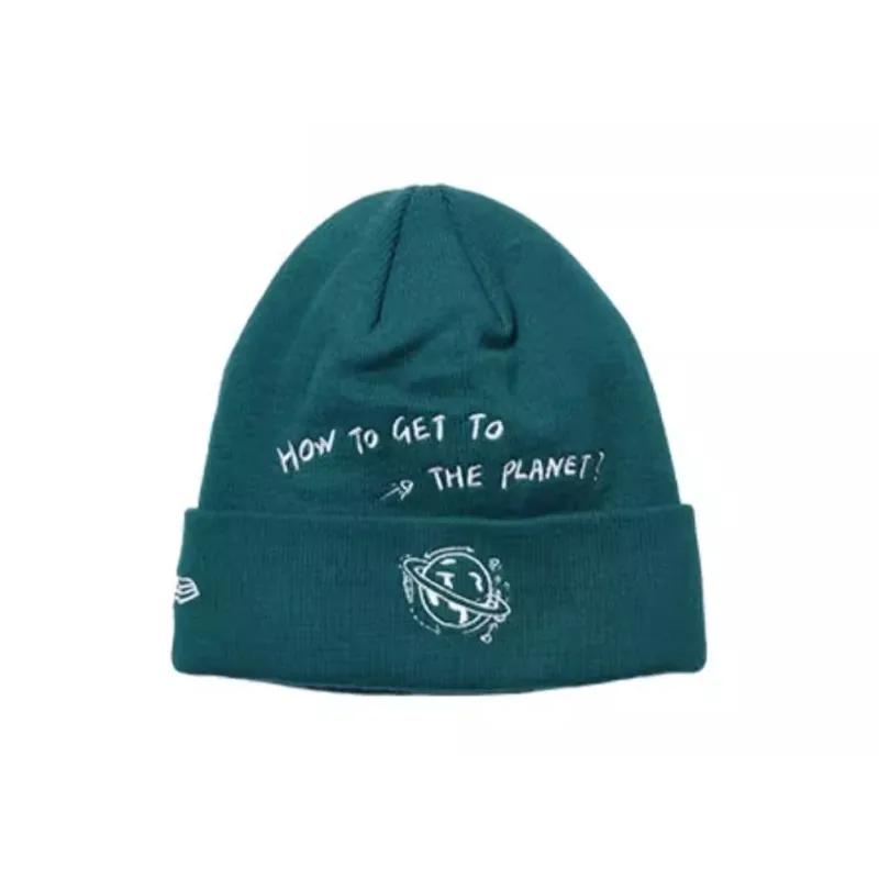 New Era Plush Yarn Cotton Unisex Green-1