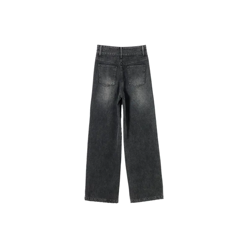 XIANGYING Jeans Women's Gray-1