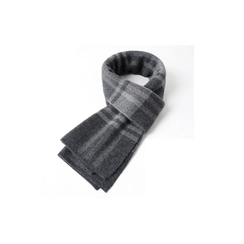 Jiu Ji Cashmere Knit Scarves Men's-1