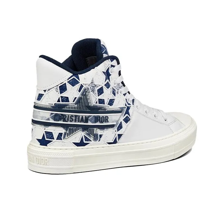 DIOR Women's Walk'N'DIOR Star Etoile High 'White Deep Blue'-3