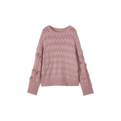 XIANGYING Sweaters Women's Pink