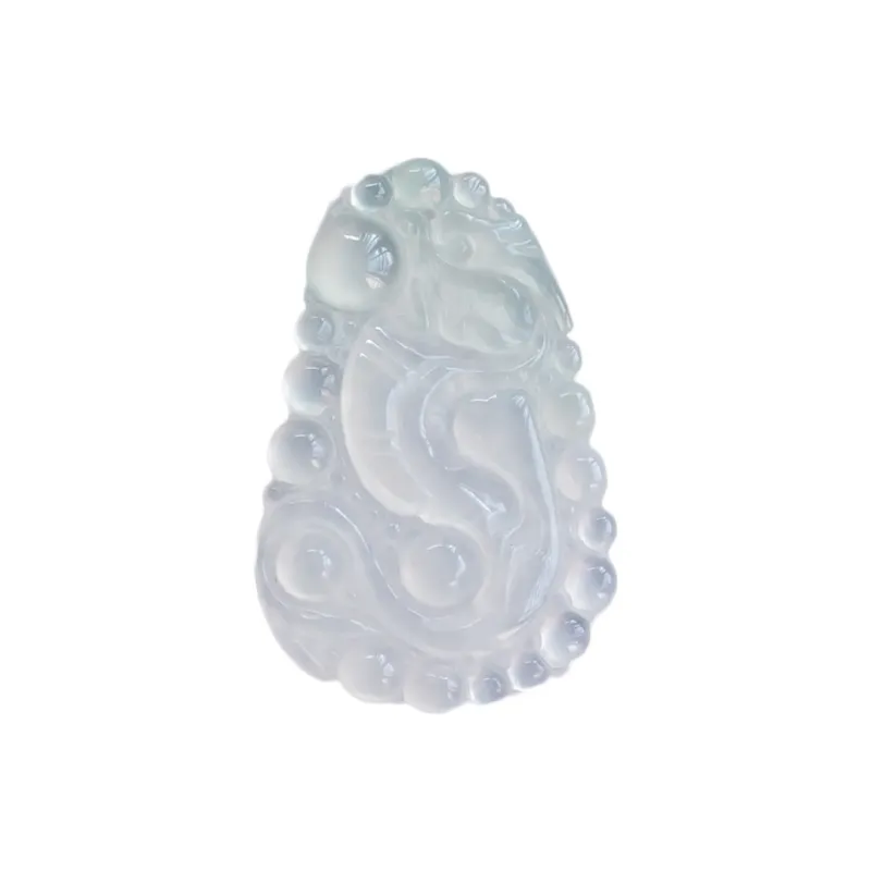Yubo City Ice Type Jadeite Pendants Unisex-0