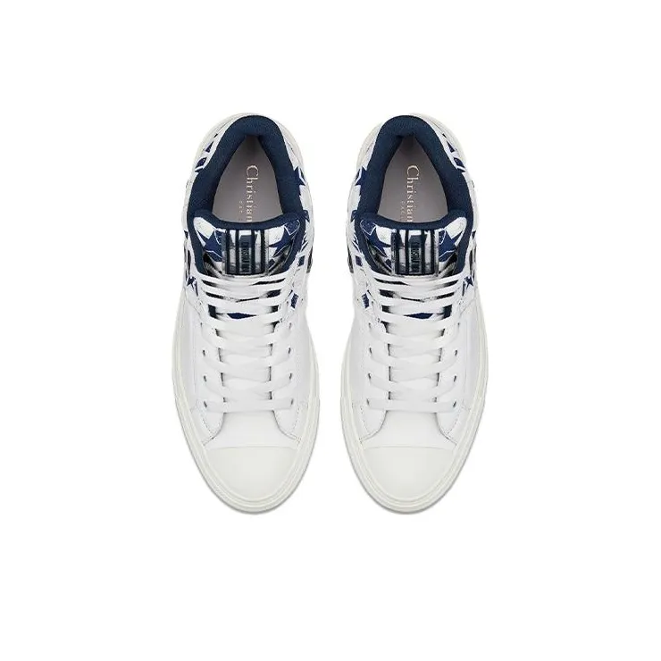 DIOR Women's Walk'N'DIOR Star Etoile High 'White Deep Blue'-4