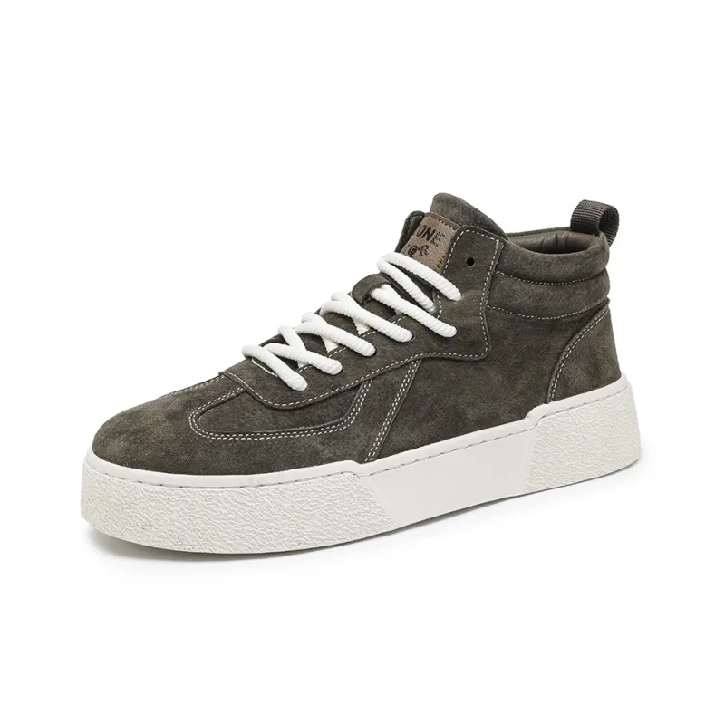 X ZONE Slip Resistant, Abrasion Resistant, Breathable Mid Top Skateboard Shoes Men's Sand-9