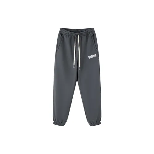 LINING Badfive Knitted Sweatpants Men Dark Gray