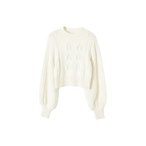 XIANGYING Sweaters Women's Beige