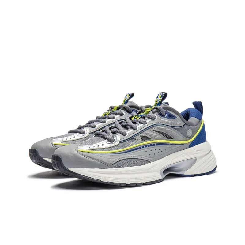 LiNing Comet LITE LITE Anti Slip Wear Resistant Low Top Casual Shoes Men's Gray-2