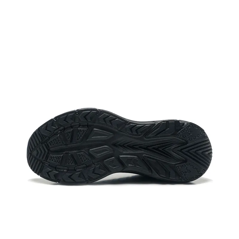 XTEP Kunwu Cushioning Breathable Low Top Running Shoes Men's Black-5