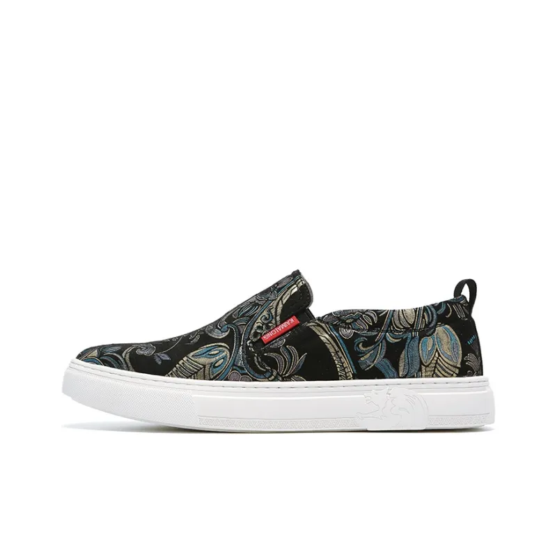 Kemaron Casual Shoes Men's Black Floral-0