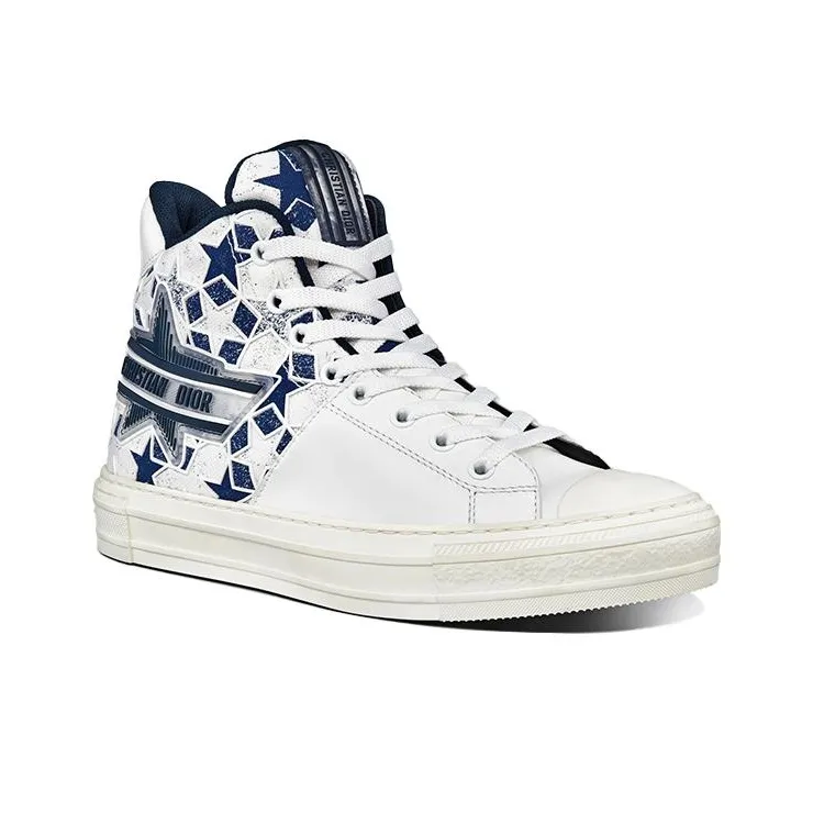 DIOR Women's Walk'N'DIOR Star Etoile High 'White Deep Blue'-2