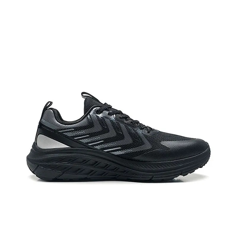 XTEP Kunwu Cushioning Breathable Low Top Running Shoes Men's Black-1