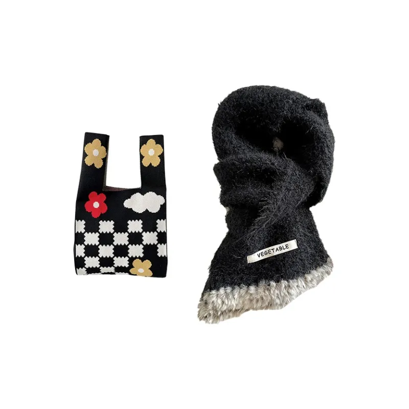XUANTANG Polyester Knit Scarves Women's-0