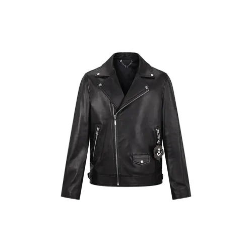 RARE Leather Jackets Men Black