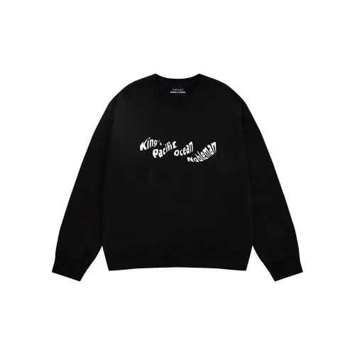 KIPONE Sweatshirts Unisex Black