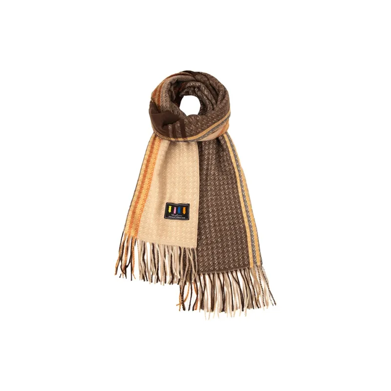 BAIJUAN Knit Scarves Unisex-2