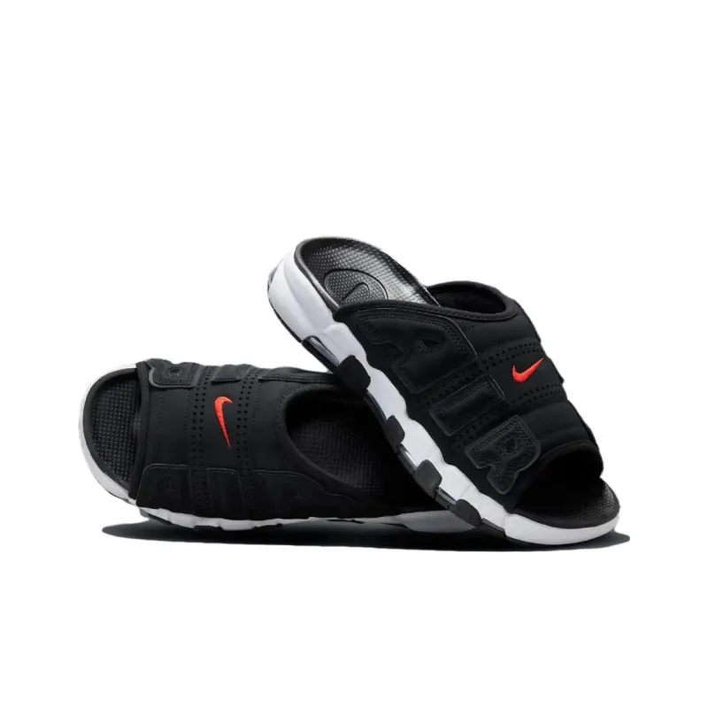 Nike Air More Uptempo Black White-2
