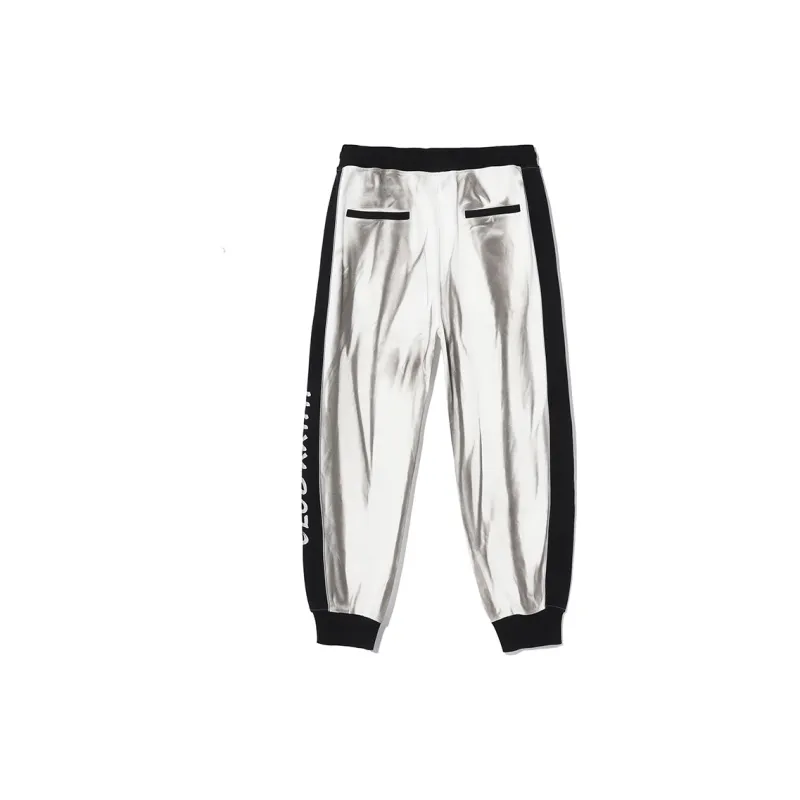 Clubxxhh Unisex Letter-print Knit Sweatpants-1