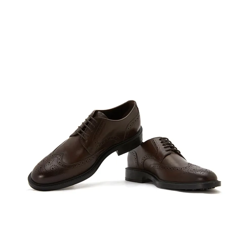 TOD'S Dress Shoes Men Low Top Brown-2
