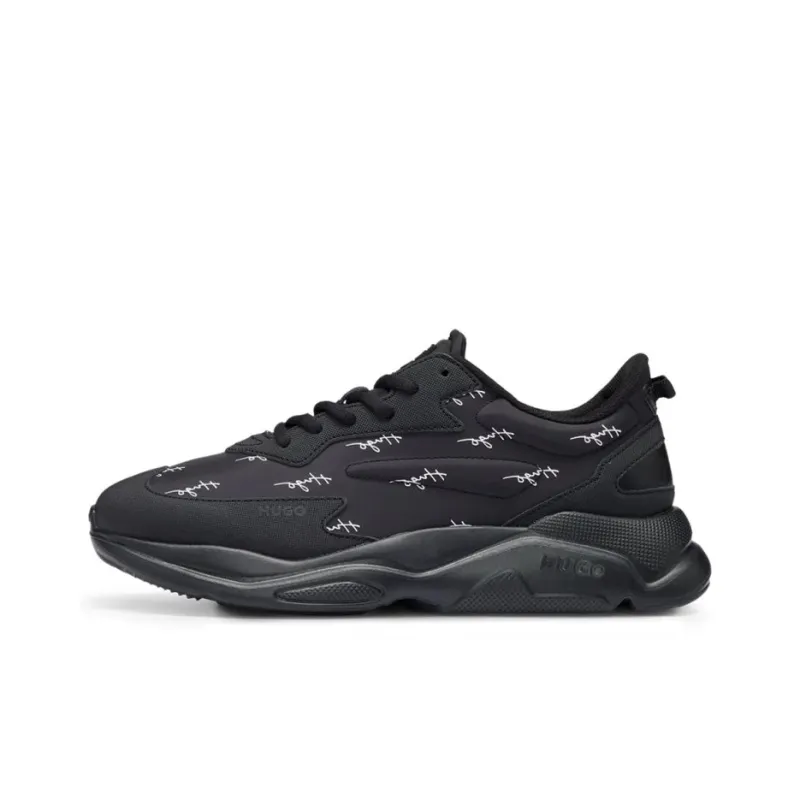 HUGO BOSS Wear-Resistant Low-Top Casual Shoes Men's Black-0