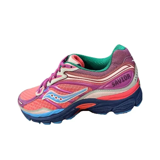 Jae Tips x Saucony Pro Grid Omni 9 Anti Slip Wear Resistant Low Top Casual Shoes Men's Pink-0