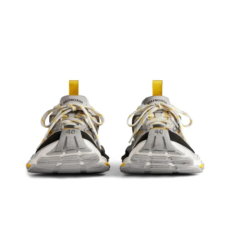 Balenciaga Cargo Sneaker Grey Black Yellow Women's-4