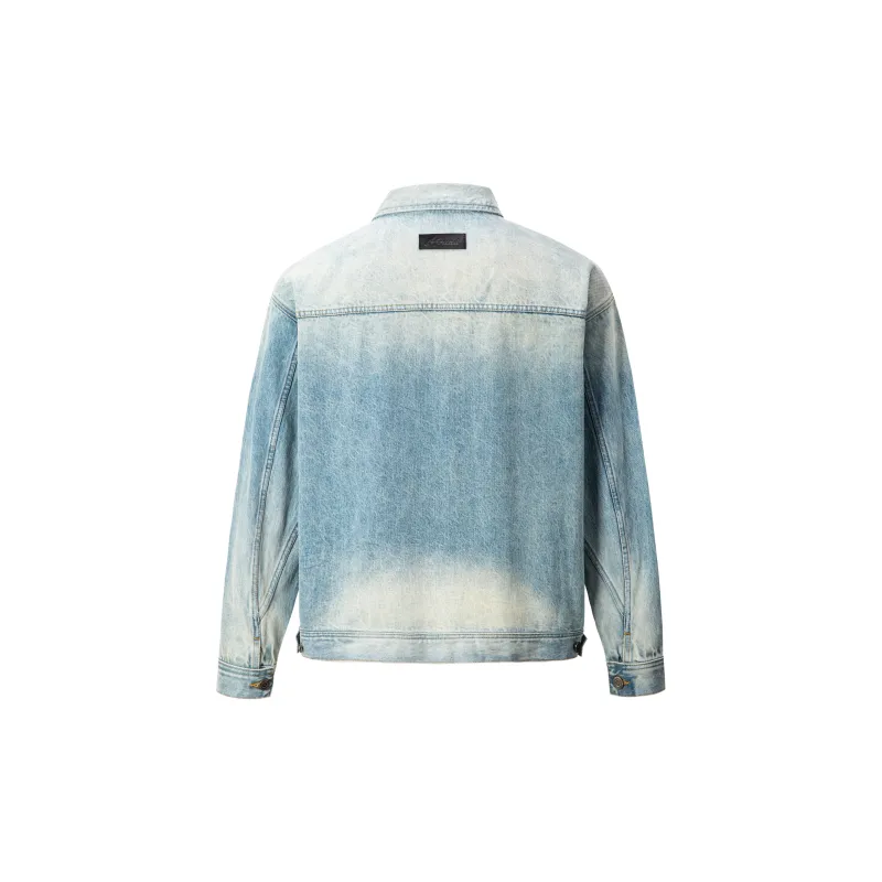 PFR AND Denim Jackets Unisex Vintage Blue-1