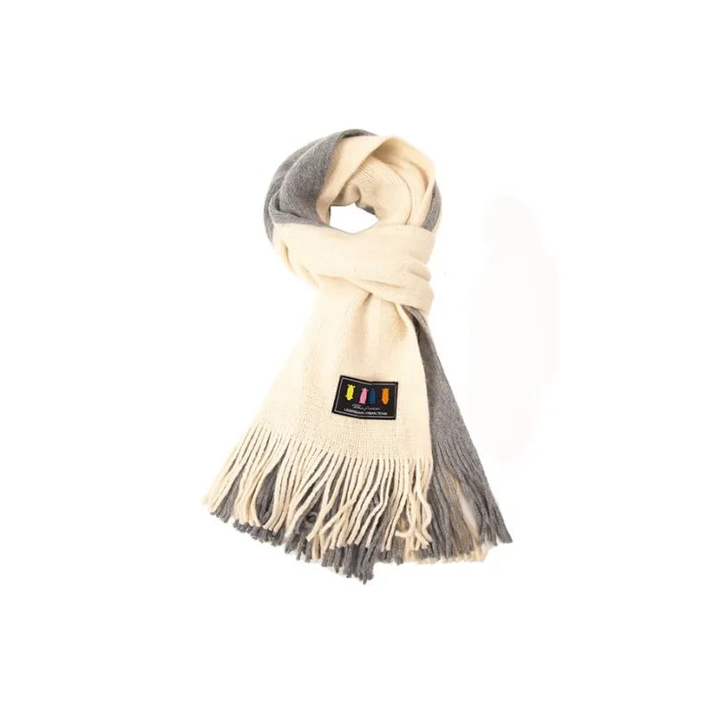 BAIJUAN Knit Scarves Unisex-2