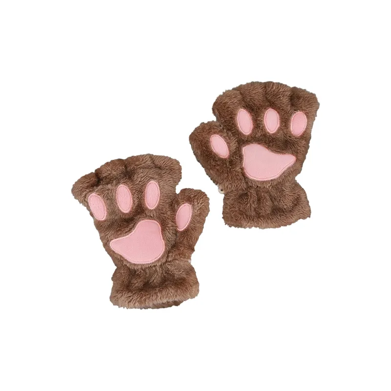 Youyoulan Polyester Knit Gloves Women's-1