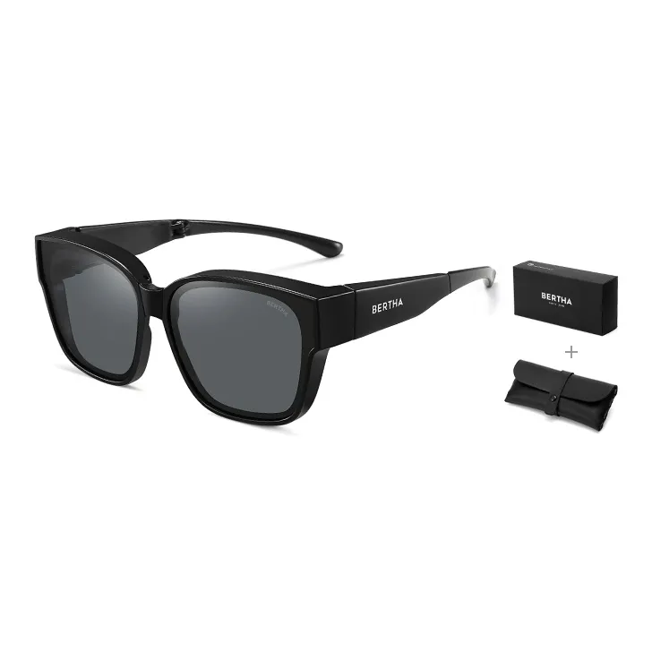 BERTHA TR/Memory Plastic Square Sunglasses Unisex-1