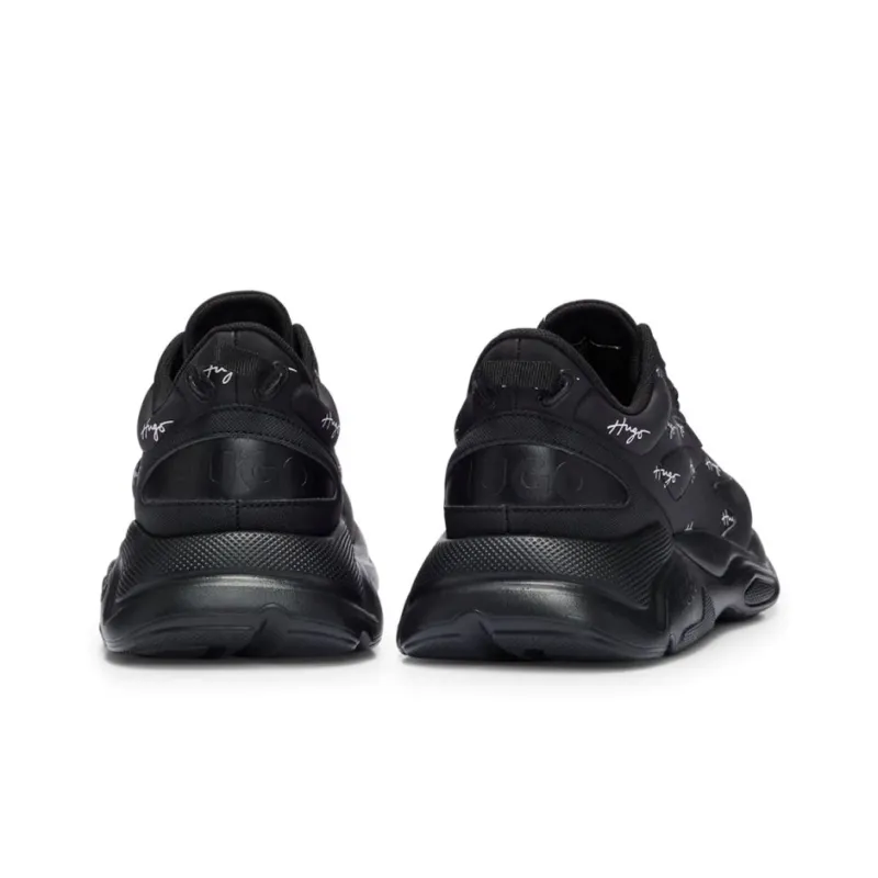 HUGO BOSS Wear-Resistant Low-Top Casual Shoes Men's Black-3