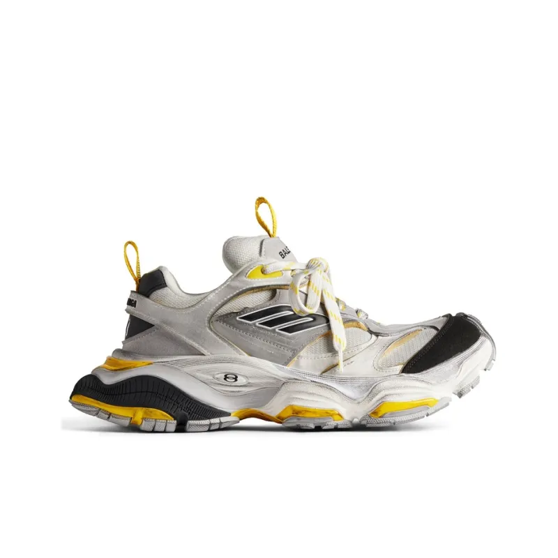 Balenciaga Cargo Sneaker Grey Black Yellow Women's-1