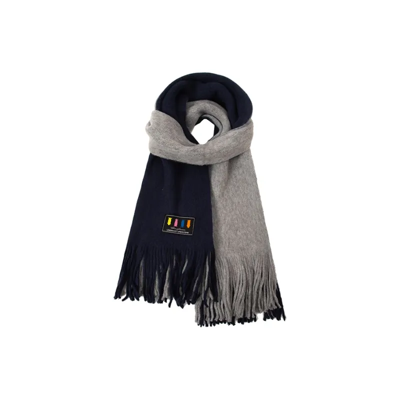 BAIJUAN Knit Scarves Unisex-4