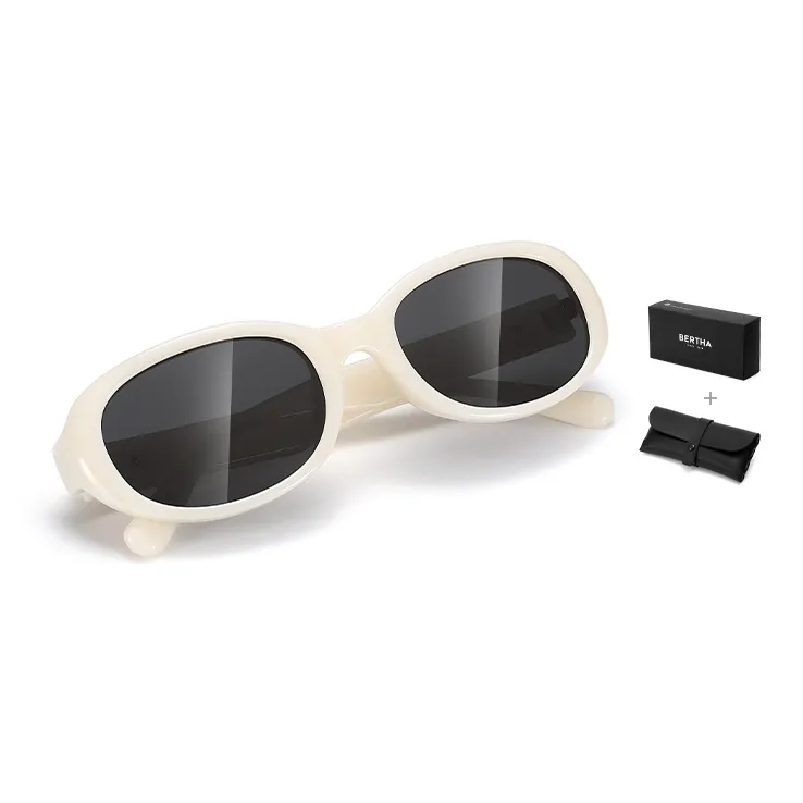 BERTHA TR/Memory Plastic Oval Sunglasses Unisex-9