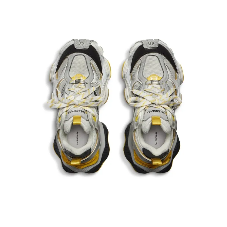 Balenciaga Cargo Sneaker Grey Black Yellow Women's-3
