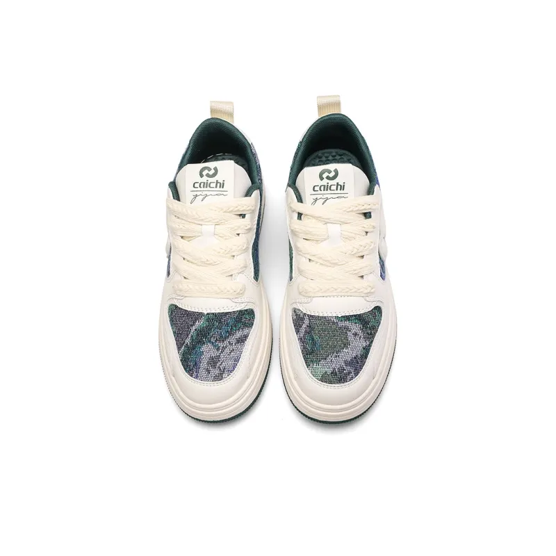 CAI CHI Slip-Resistant Low-Top Skateboard Shoes Unisex Gel-Like Color-2