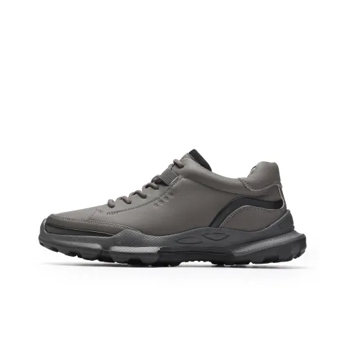 TRUMPPIPE Casual Shoes Men Low-Top Gray