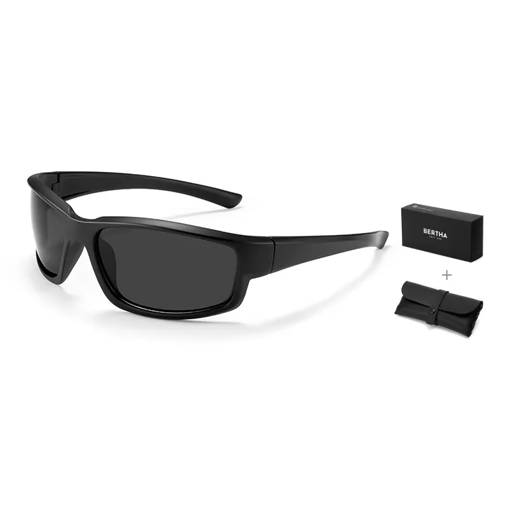 BERTHA Floatable Light Material Rectangular Sunglasses Unisex-1