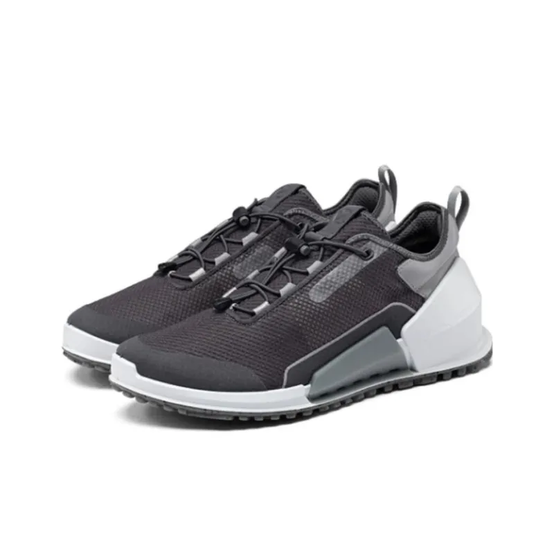 Ecco Biom 2.0 Cushioning Wear Resistant Low Top Casual Shoes Men's Gray White-4