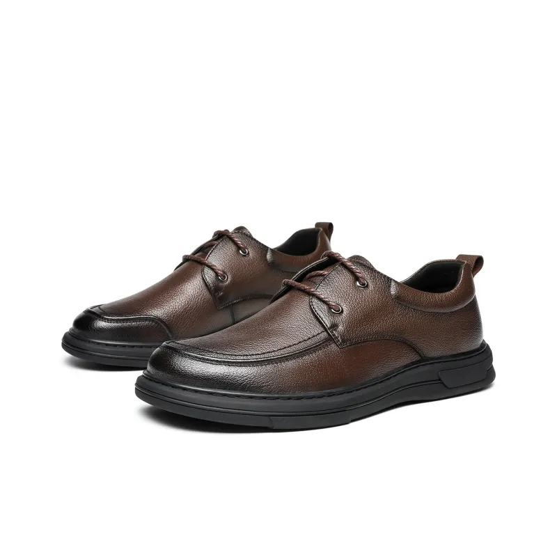 FAPAI Men's Casual Shoes Men Low Top Black-8