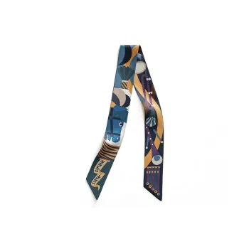 HERMES Silk Scarves Unisex Multicolor