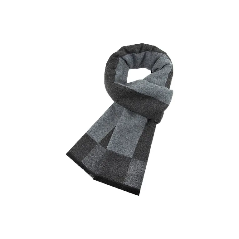 BAGGL Knit Scarves Men's Black, Gray-2