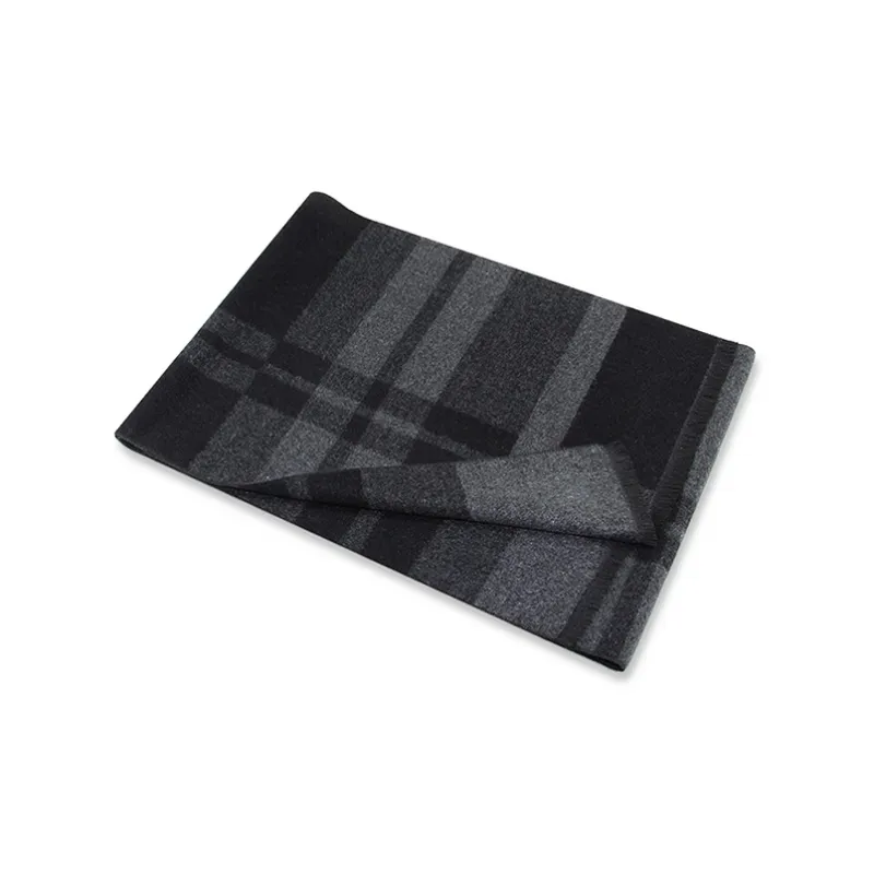 BAGGL Knit Scarves Men's Black, Gray-1
