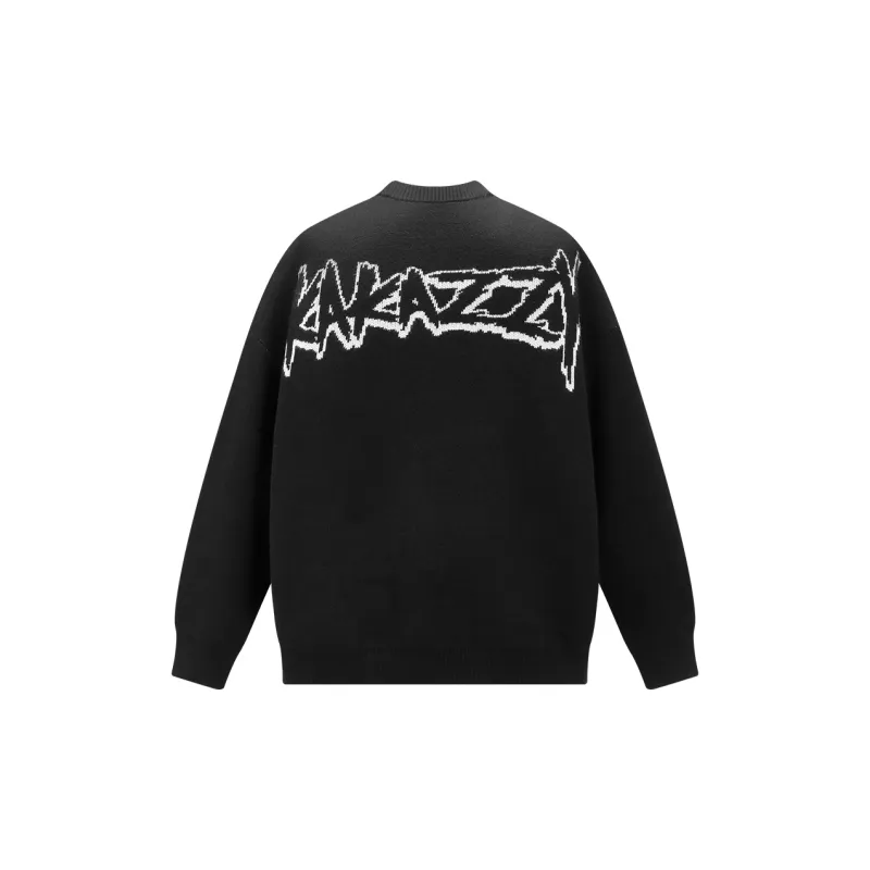 KAKAZZY Sweaters Unisex Black-1