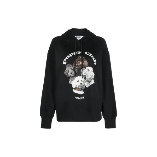 MSGM Sweatshirts Unisex Black