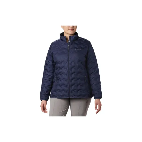 Columbia Delta Ridge Down Jackets Women's Dark Blue