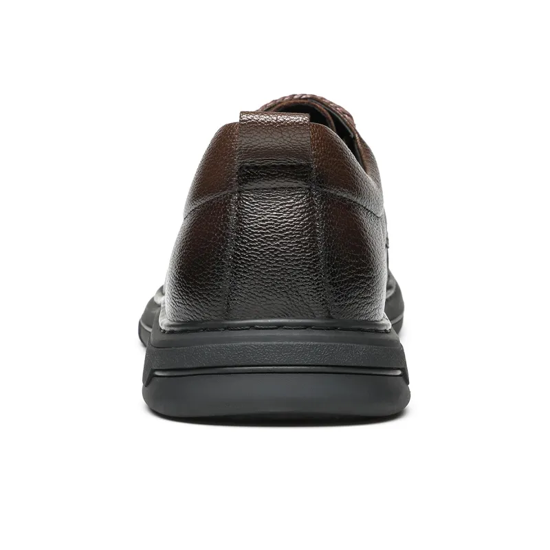 FAPAI Men's Casual Shoes Men Low Top Black-10