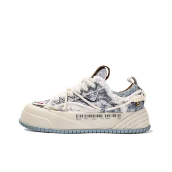 ON MAX Paper Airplane Series Skateboard Shoes Unisex Low Top Blue/White